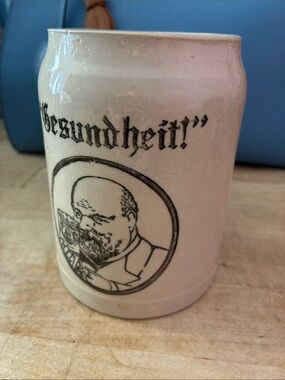 Vintage German Gesundheit Mug Stein!